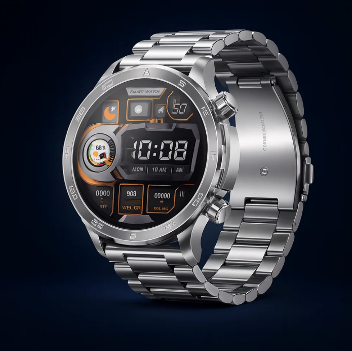 WATCHGAD – Smartwatch Premium z AMOLED HD, NFC, GPS i Pełnym Monitoringiem Zdrowia 24/7