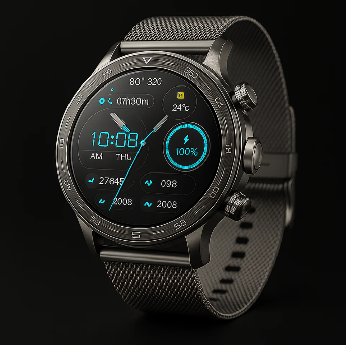 WATCHGAD – Smartwatch Premium z AMOLED HD, NFC, GPS i Pełnym Monitoringiem Zdrowia 24/7